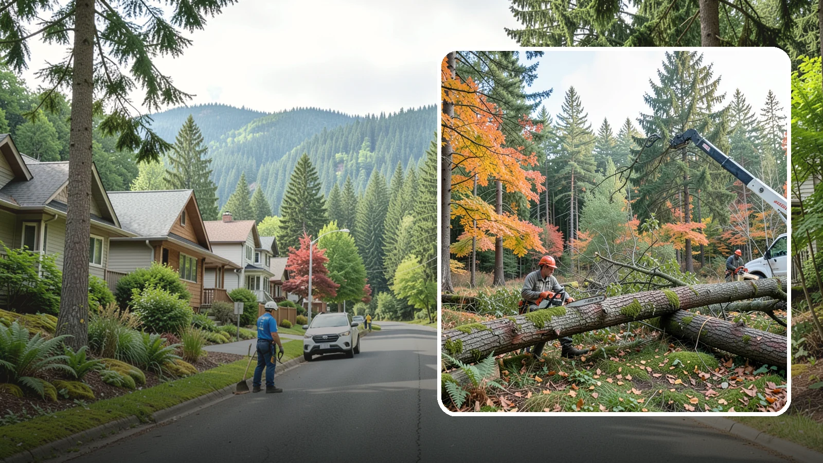 Hazard Mitigation in Darrington, Snohomish County, WA - The identification and reduction of tree-related hazards through targeted corrective work.