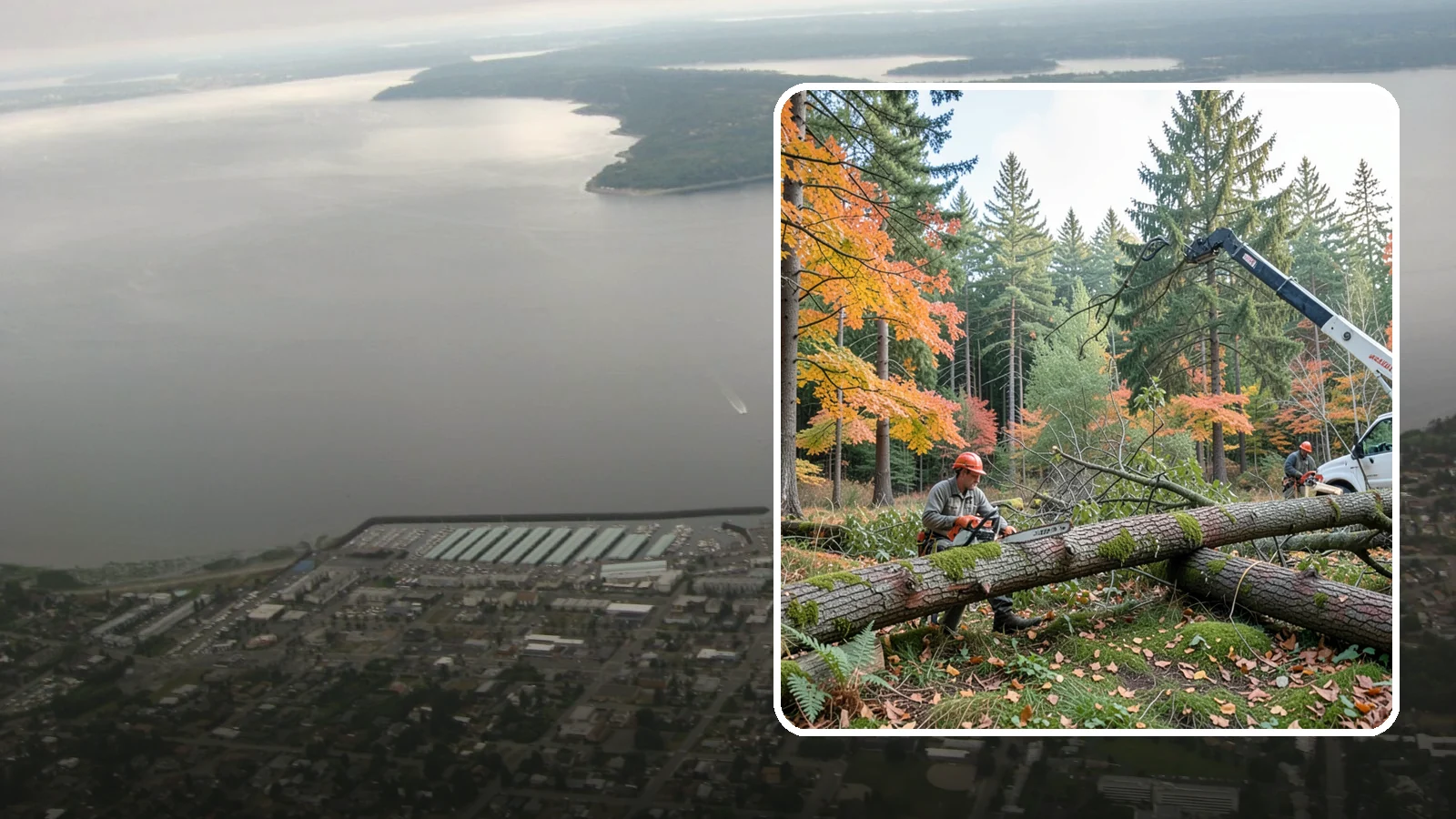 Hazard Mitigation in Des Moines, King County, WA - The identification and reduction of tree-related hazards through targeted corrective work.