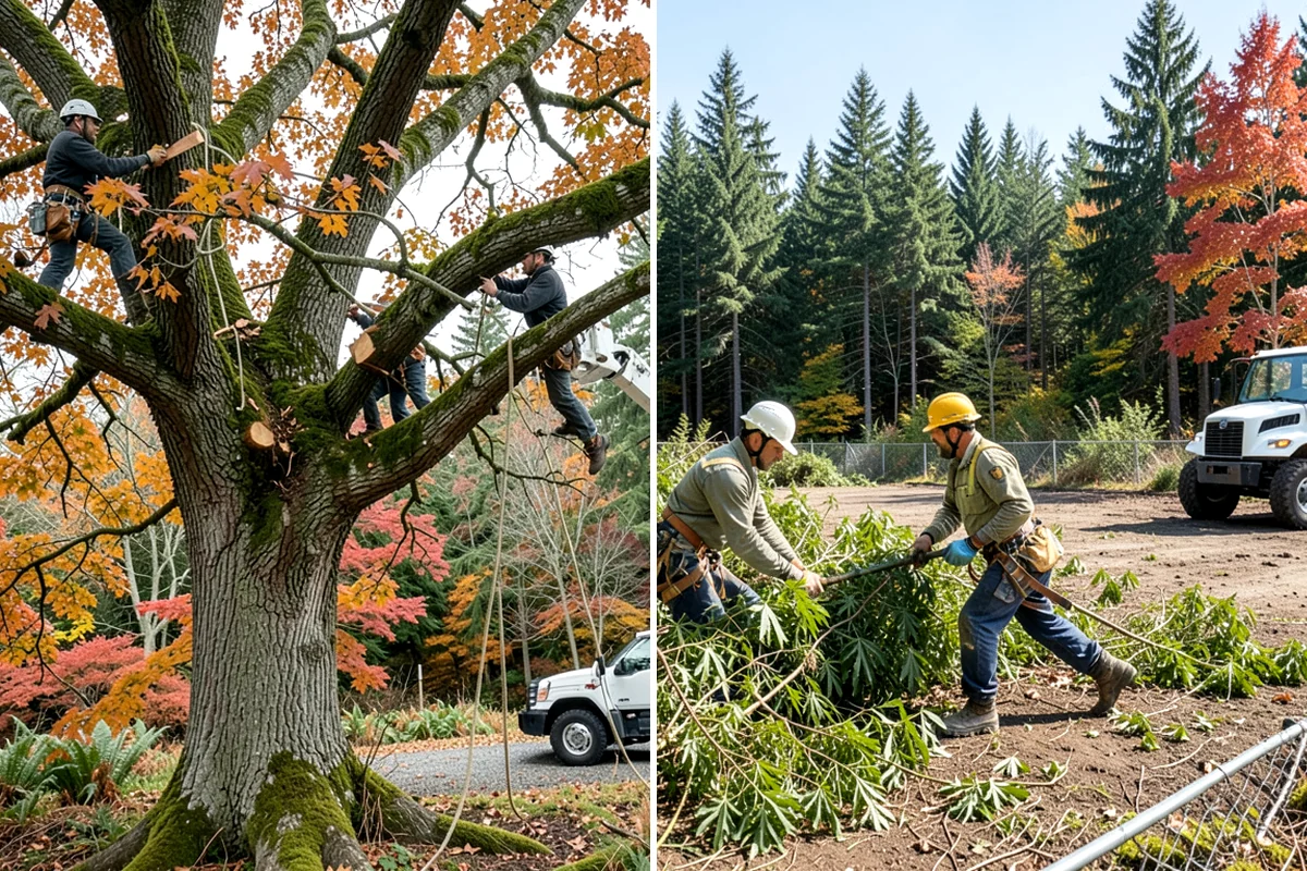 Hazard Mitigation in DuPont, Pierce County, WA - Inspect the tree and its site