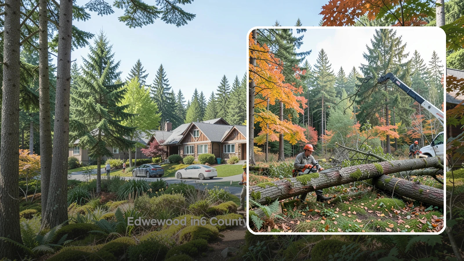 Hazard Mitigation in Edgewood, Pierce County, WA - The identification and reduction of tree-related hazards through targeted corrective work.