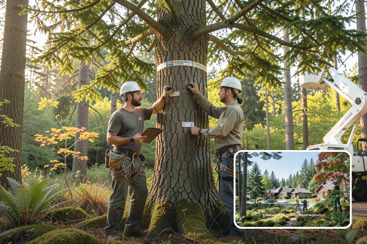 Hazard Mitigation in Edgewood, Pierce County, WA - Supports long-term tree health and stability