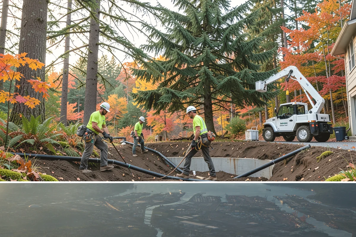 Hazard Mitigation in Fife, Pierce County, WA - Work can be performed year-round in the Puget Sound climate but must avoid periods where ground saturation from rain prevents...