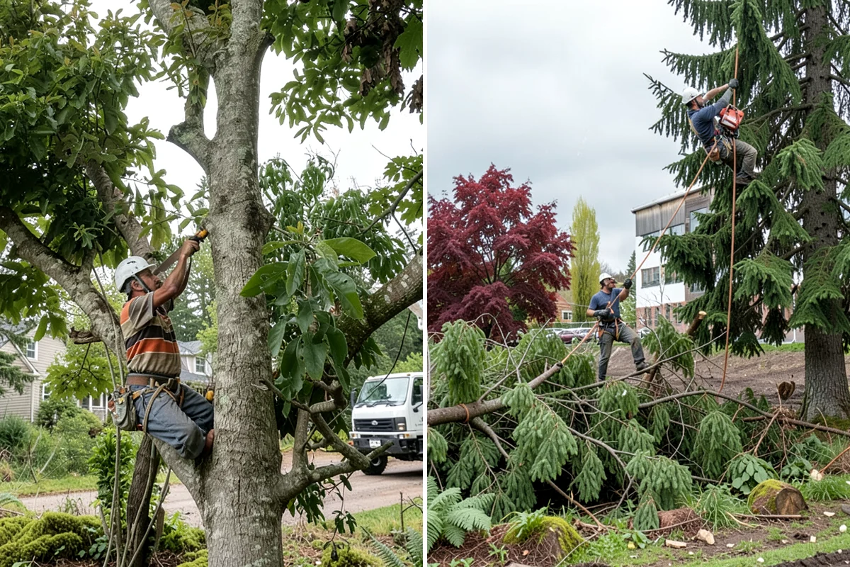 Hazard Mitigation in Gig Harbor, Pierce County, WA - Inspect the tree and its site