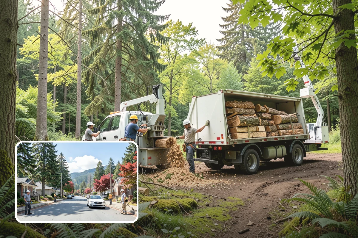 Hazard Mitigation in Hunts Point, King County, WA - Supports long-term tree health and stability