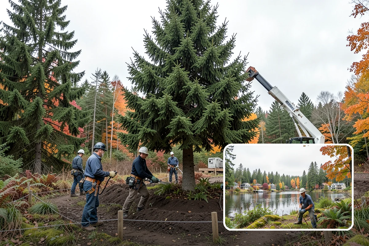 Hazard Mitigation in La Conner, Skagit County, WA - Supports long-term tree health and stability