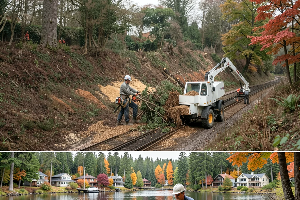 Hazard Mitigation in La Conner, Skagit County, WA - Work can be performed year-round in the Puget Sound climate but must avoid periods where ground saturation from rain prevents...