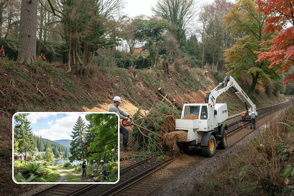 Hazard Mitigation in Lake Forest Park, King County, WA - Supports long-term tree health and stability