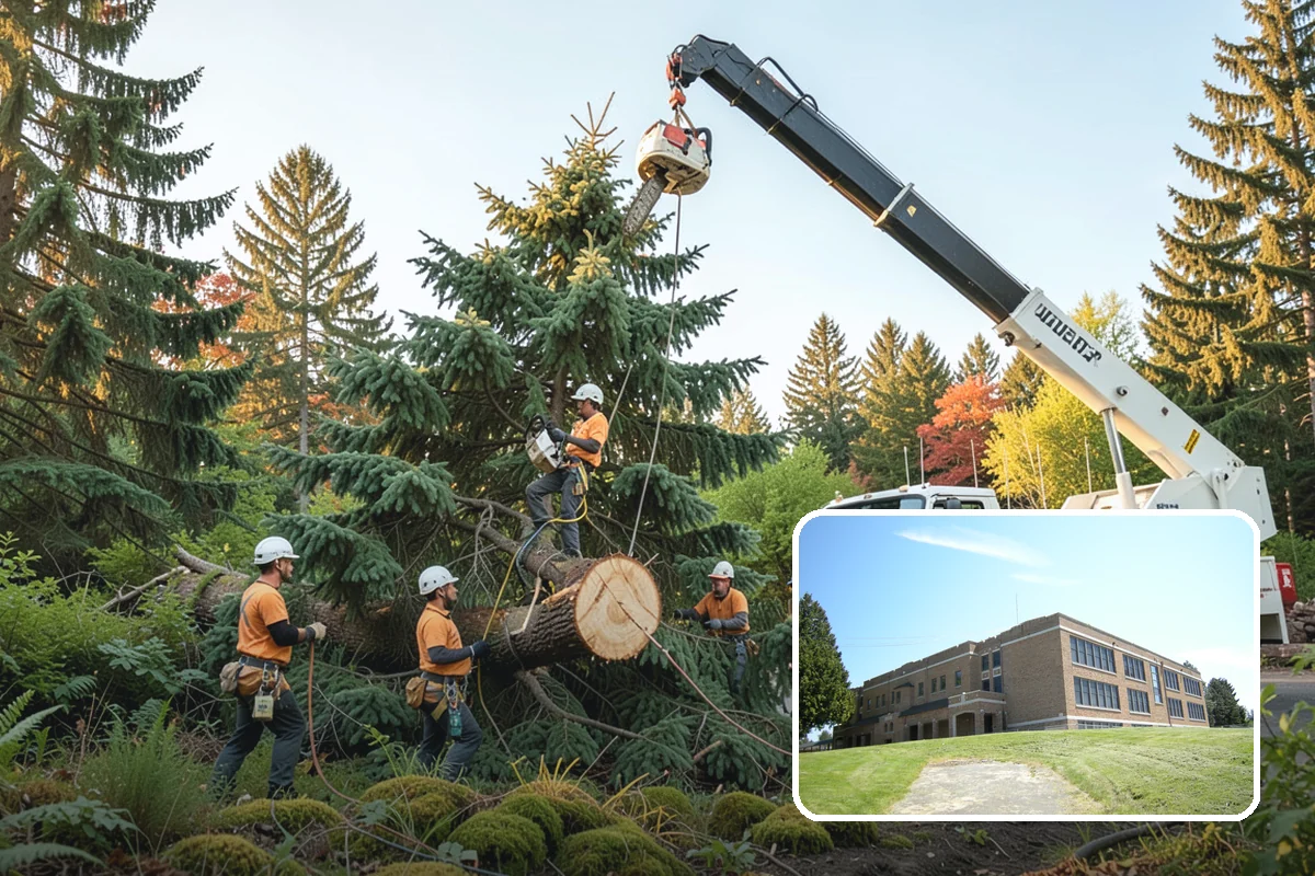 Hazard Mitigation in Maple Valley, King County, WA - Supports long-term tree health and stability
