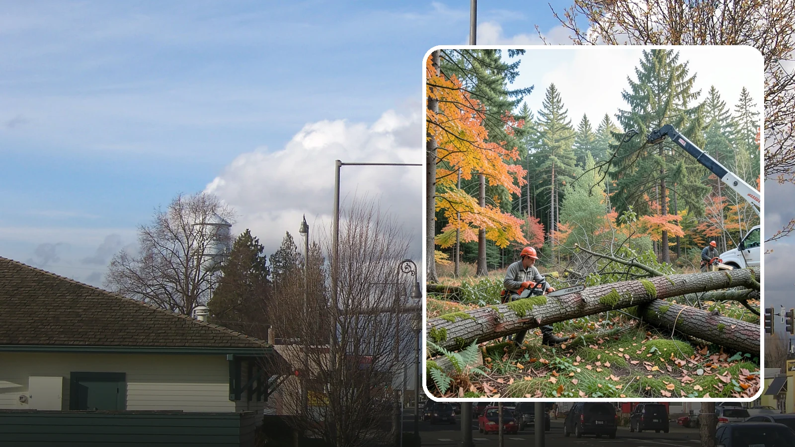 Hazard Mitigation in Marysville, Snohomish County, WA - The identification and reduction of tree-related hazards through targeted corrective work.