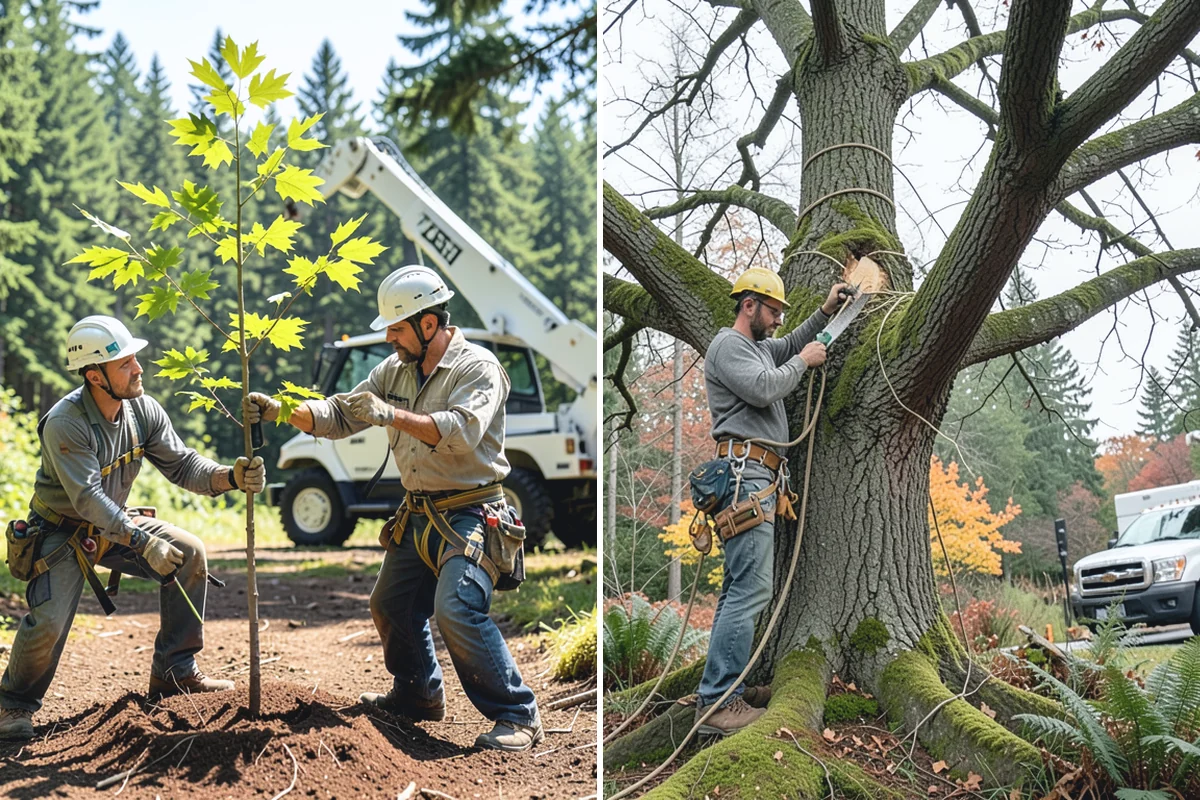 Hazard Mitigation in Marysville, Snohomish County, WA - Inspect the tree and its site