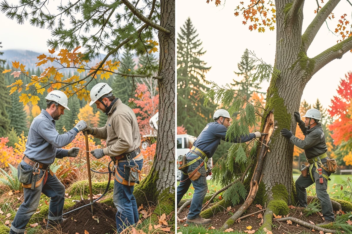 Hazard Mitigation in Milton, King County, WA - Inspect the tree and its site
