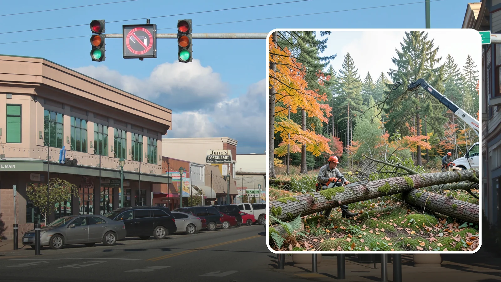 Hazard Mitigation in Monroe, Snohomish County, WA - The identification and reduction of tree-related hazards through targeted corrective work.