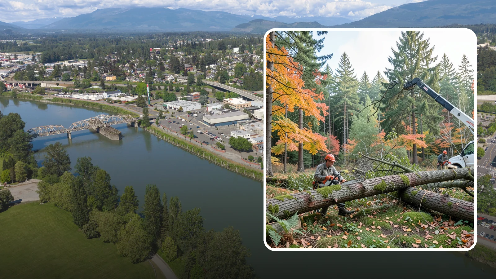 Hazard Mitigation in Mount Vernon, Skagit County, WA - The identification and reduction of tree-related hazards through targeted corrective work.