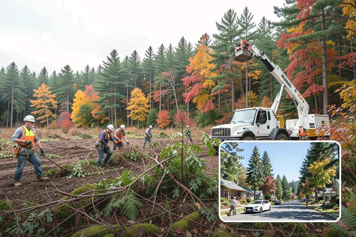 Hazard Mitigation in Orting, Pierce County, WA - Supports long-term tree health and stability