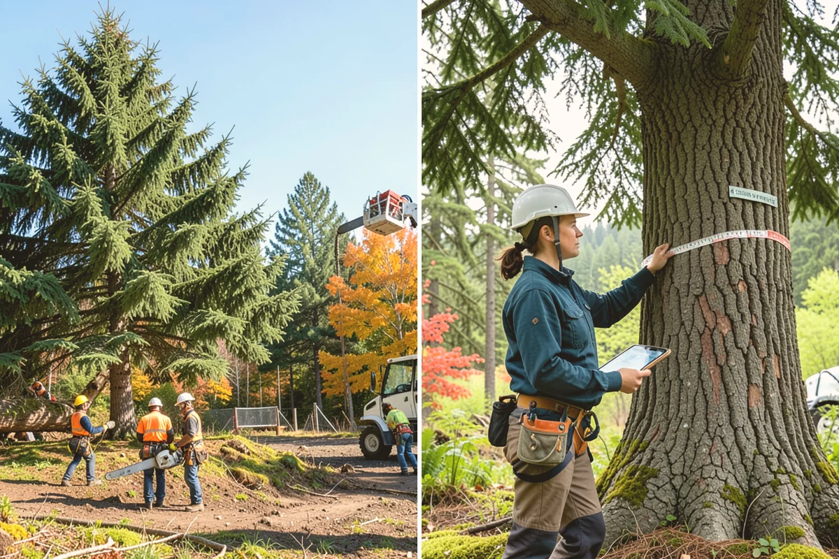Hazard Mitigation in Orting, Pierce County, WA - Inspect the tree and its site