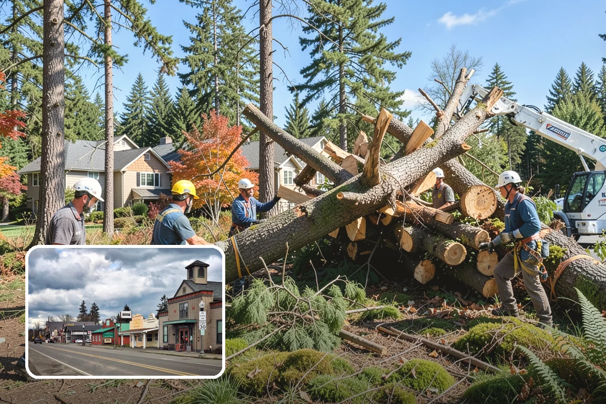 Hazard Mitigation in Roy, Pierce County, WA - Supports long-term tree health and stability