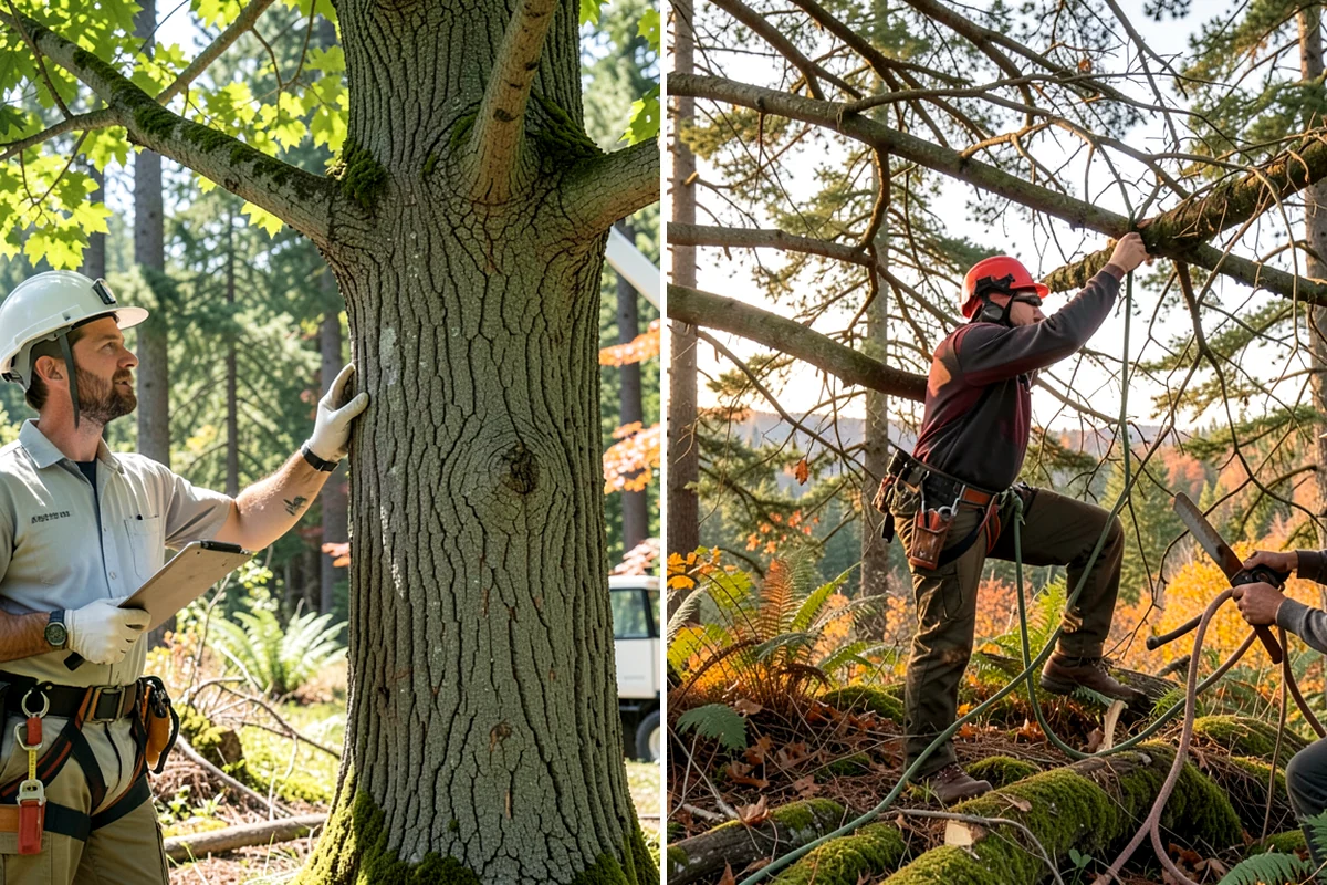 Hazard Mitigation in SeaTac, King County, WA - Inspect the tree and its site