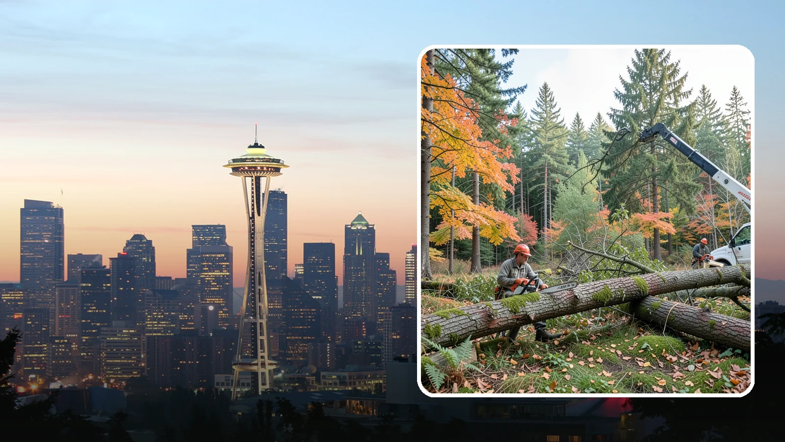 Hazard Mitigation in Seattle, King County, WA - The identification and reduction of tree-related hazards through targeted corrective work.