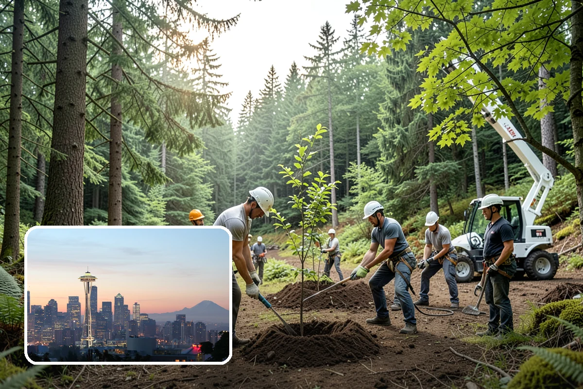 Hazard Mitigation in Seattle, King County, WA - Supports long-term tree health and stability