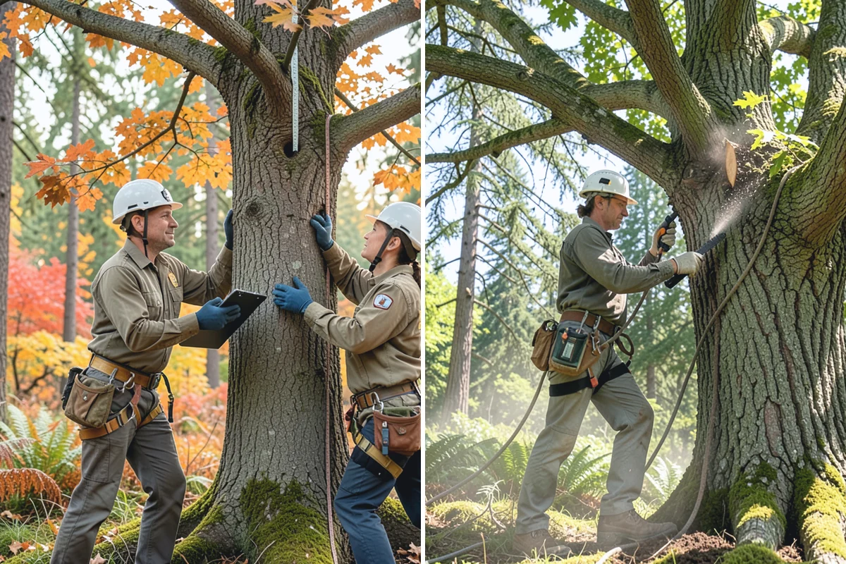 Hazard Mitigation in Skykomish, King County, WA - Inspect the tree and its site