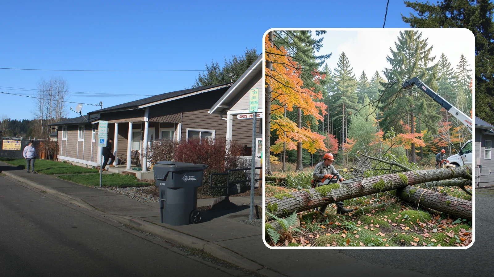 Hazard Mitigation in South Prairie, Pierce County, WA - The identification and reduction of tree-related hazards through targeted corrective work.