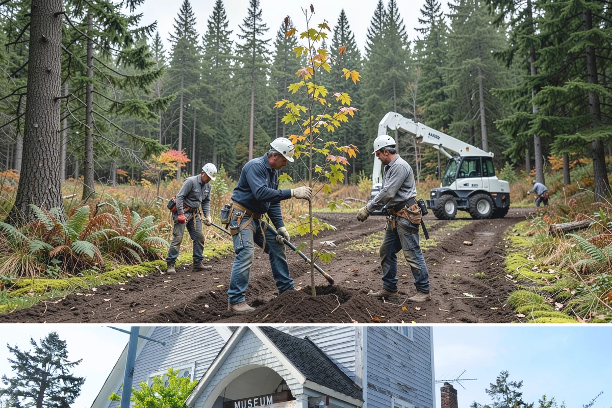 Hazard Mitigation in Steilacoom, Pierce County, WA - Work can be performed year-round in the Puget Sound climate but must avoid periods where ground saturation from rain prevents...