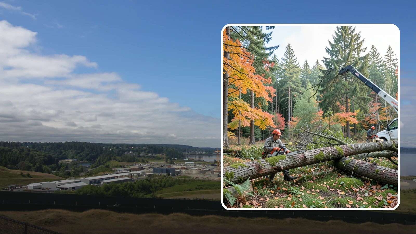 Hazard Mitigation in University Place, Pierce County, WA - The identification and reduction of tree-related hazards through targeted corrective work.