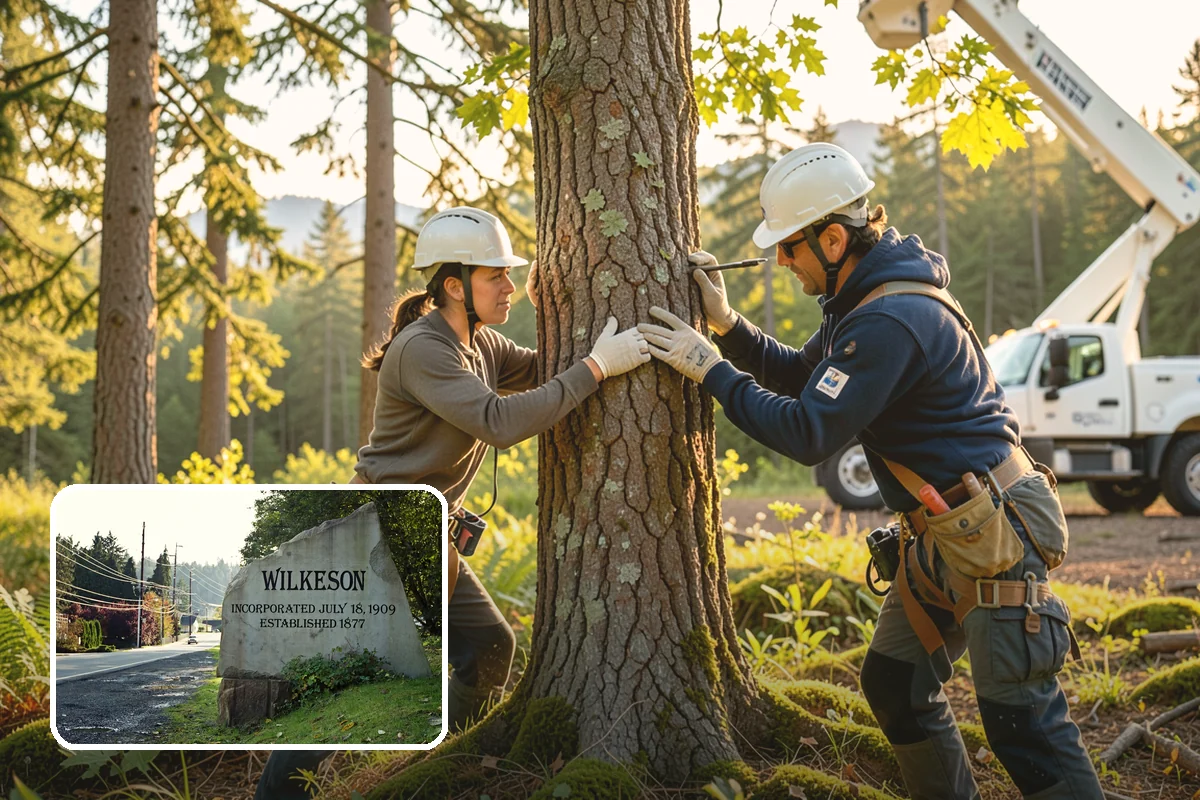 Hazard Mitigation in Wilkeson, Pierce County, WA - Supports long-term tree health and stability