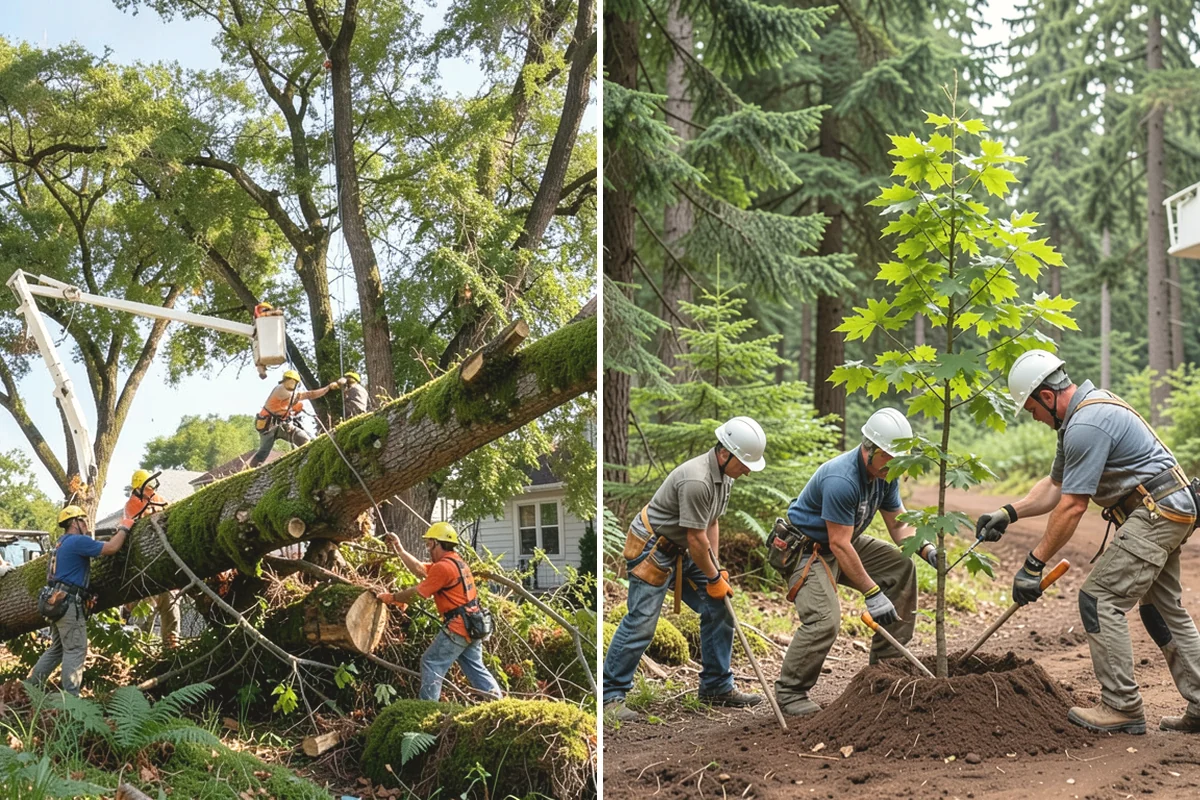 Hazard Mitigation in Yarrow Point, King County, WA - Inspect the tree and its site