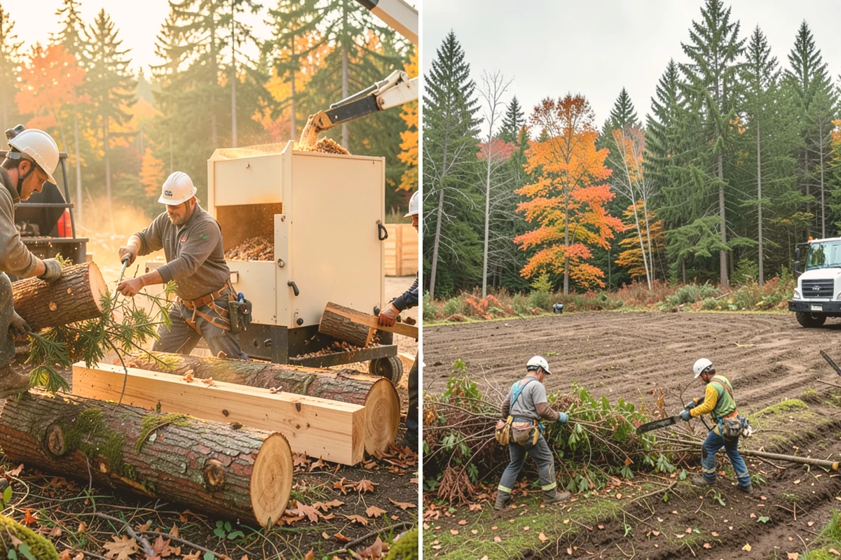 Hazardous tree removal in Algona, King County, WA - On-site assessment and hazard evaluation