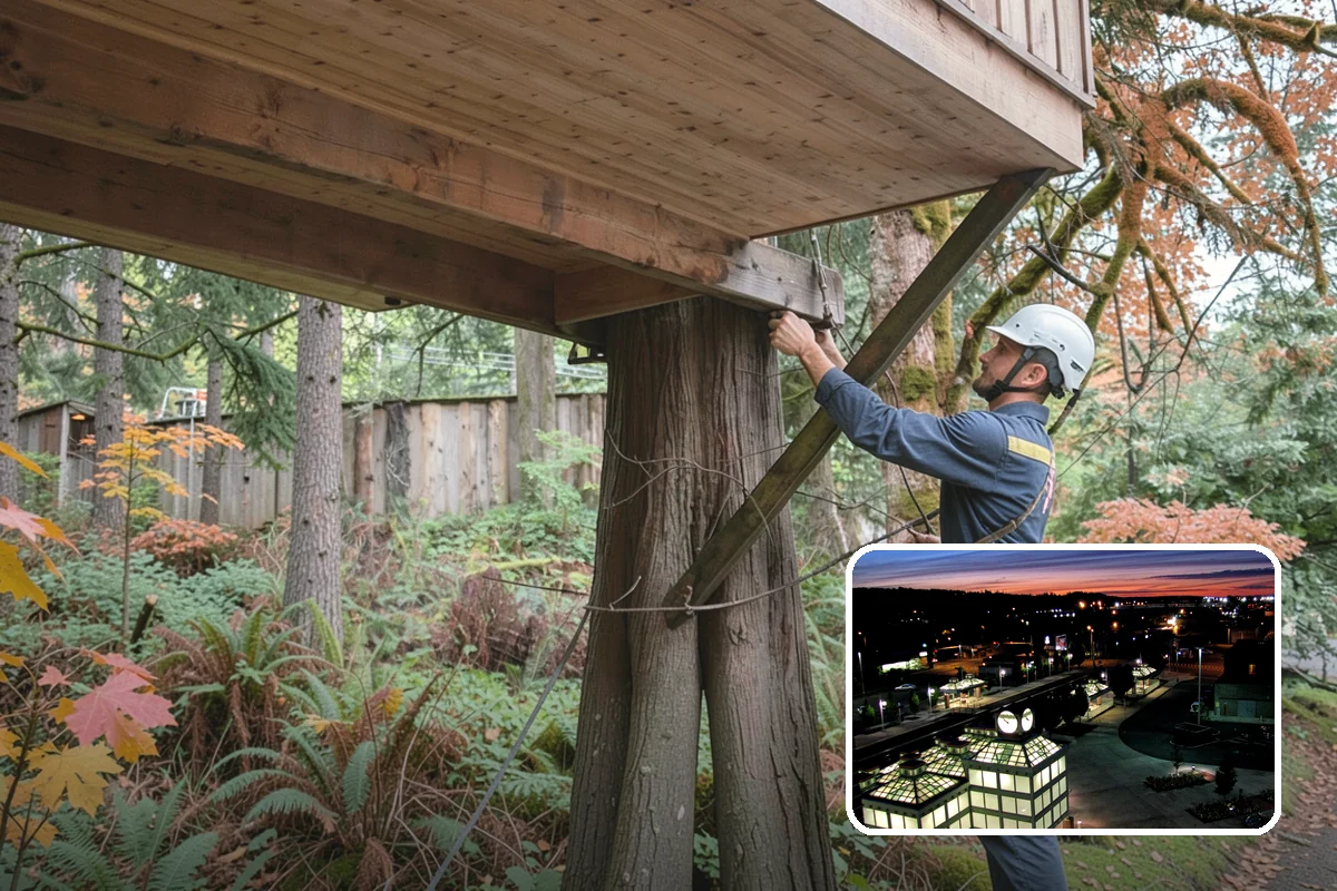 Hazardous tree removal in Auburn, King County, WA - Removes safety hazards and reduces liability
