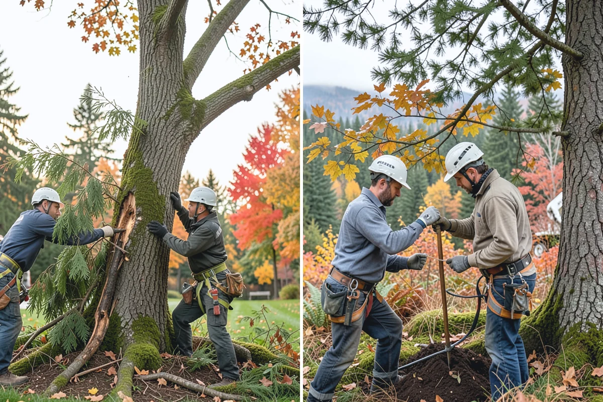 Hazardous tree removal in Auburn, King County, WA - On-site assessment and hazard evaluation