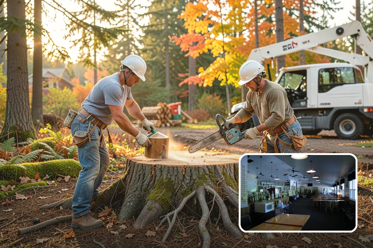 Hazardous tree removal in Black Diamond, King County, WA - Removes safety hazards and reduces liability