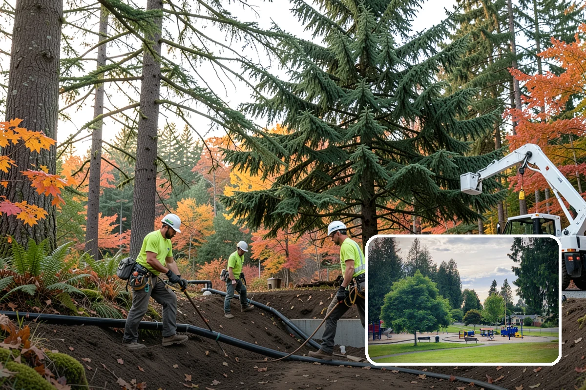 Hazardous tree removal in Bonney Lake, Pierce County, WA - Removes safety hazards and reduces liability