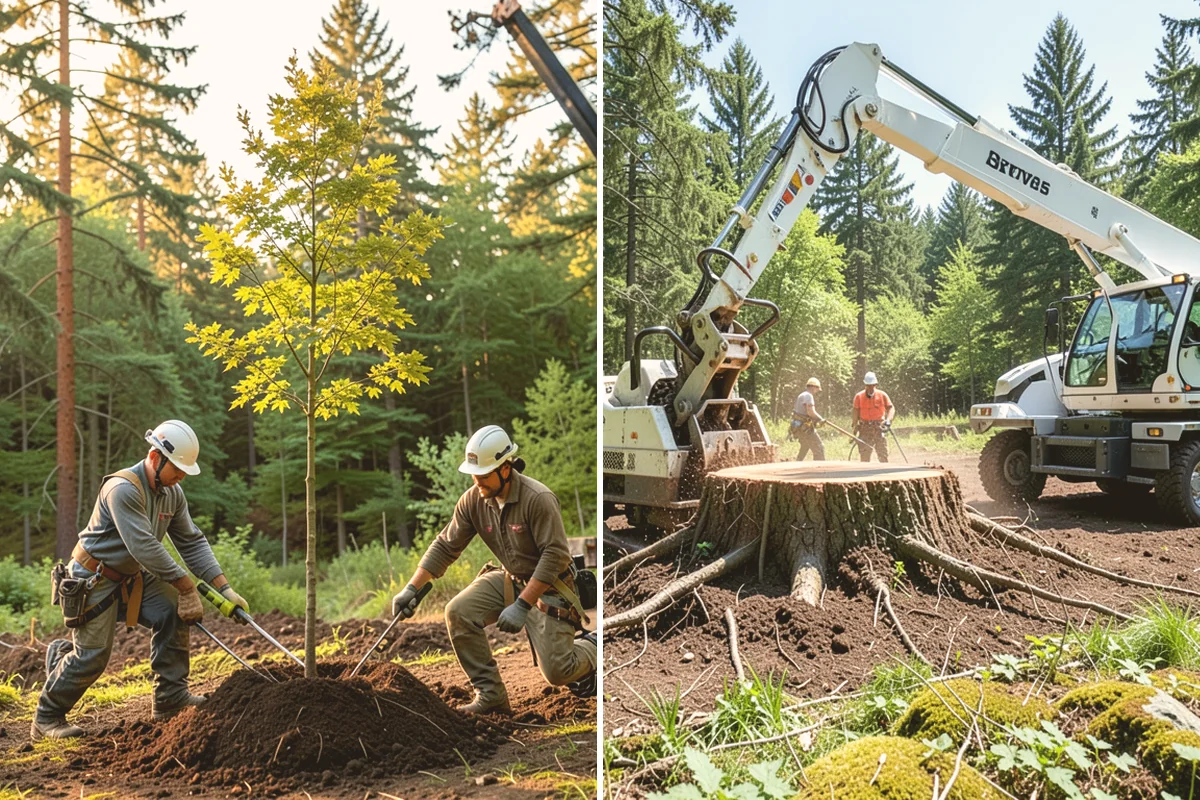 Hazardous tree removal in Brier, Snohomish County, WA - On-site assessment and hazard evaluation