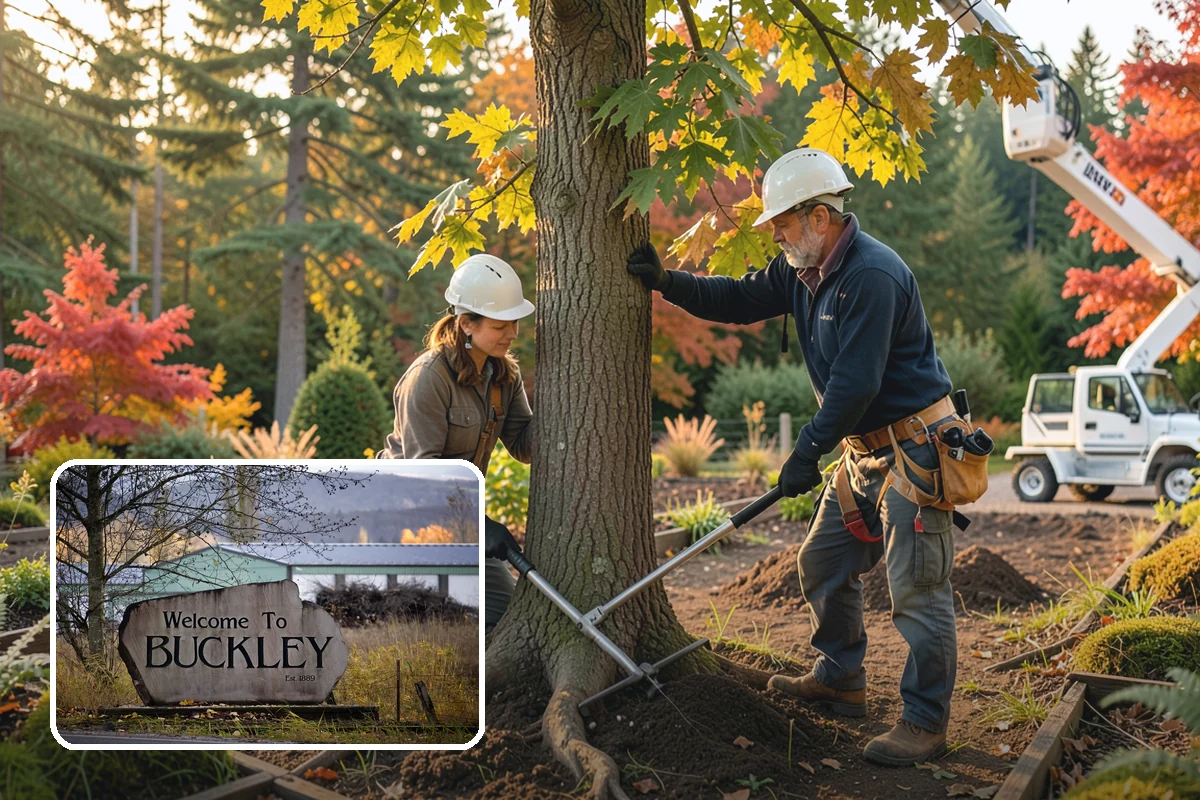 Hazardous tree removal in Buckley, Pierce County, WA - Removes safety hazards and reduces liability