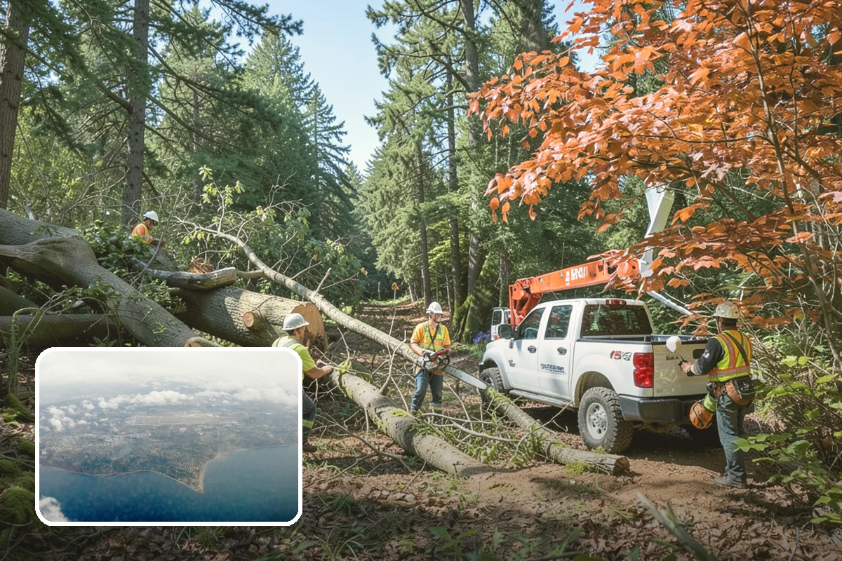 Hazardous tree removal in Burien, King County, WA - Removes safety hazards and reduces liability