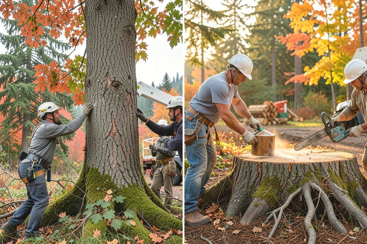 Hazardous tree removal in Burien, King County, WA - On-site assessment and hazard evaluation