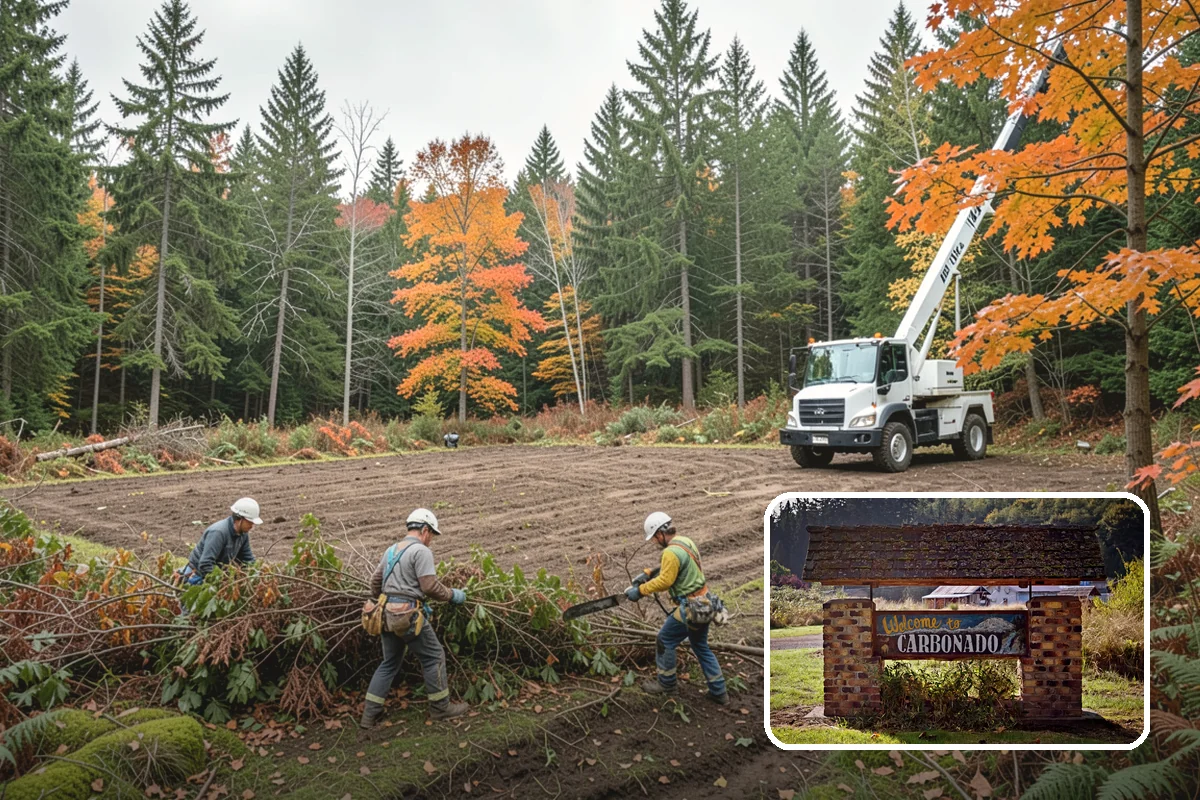 Hazardous tree removal in Carbonado, Pierce County, WA - Removes safety hazards and reduces liability