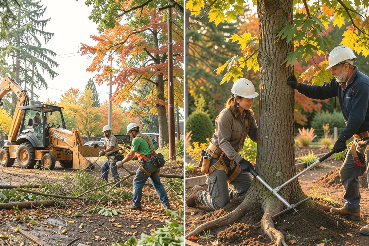 Hazardous tree removal in Carbonado, Pierce County, WA - On-site assessment and hazard evaluation