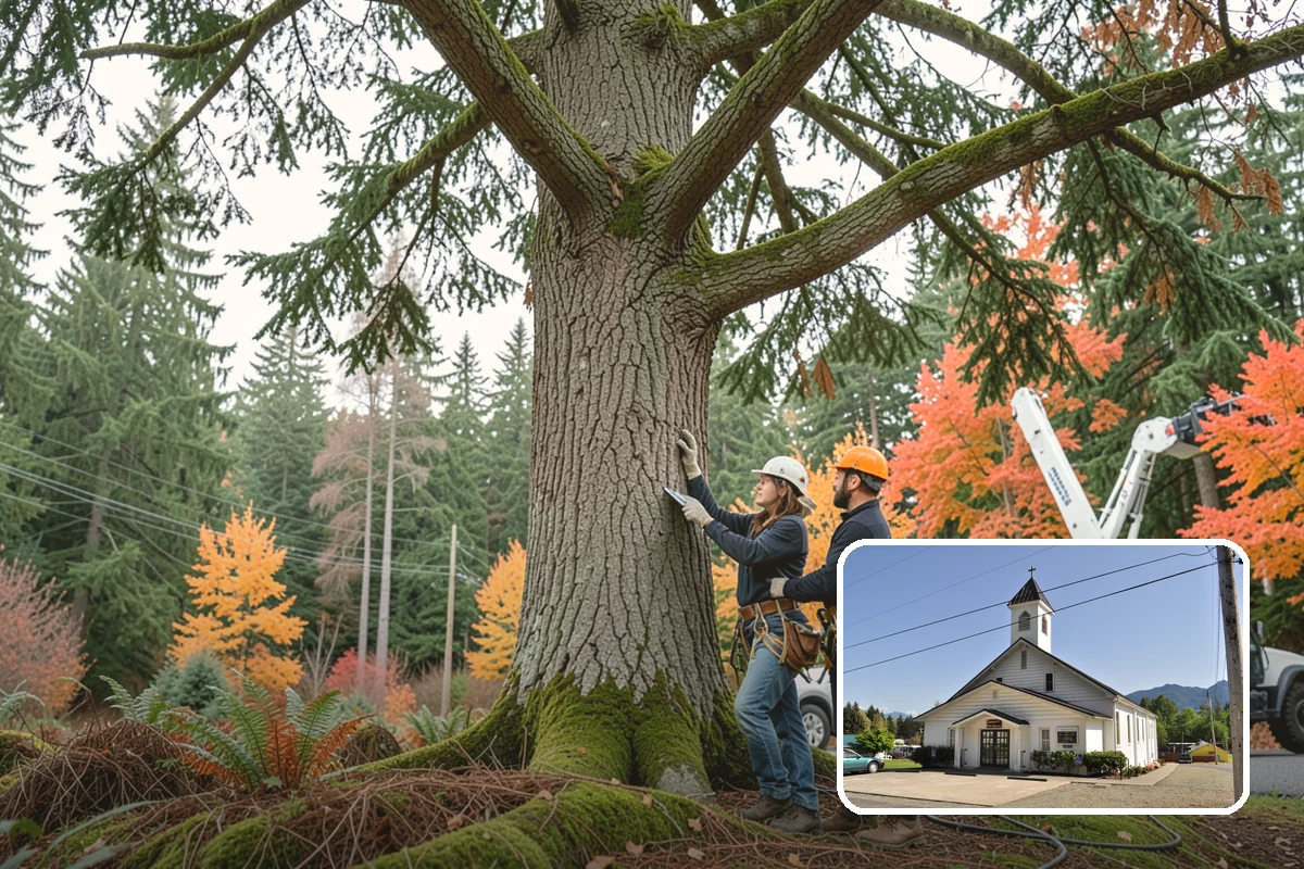 Hazardous tree removal in Concrete, Skagit County, WA - Removes safety hazards and reduces liability