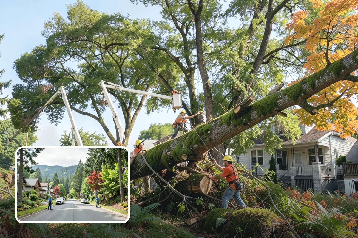 Hazardous tree removal in Darrington, Snohomish County, WA - Removes safety hazards and reduces liability