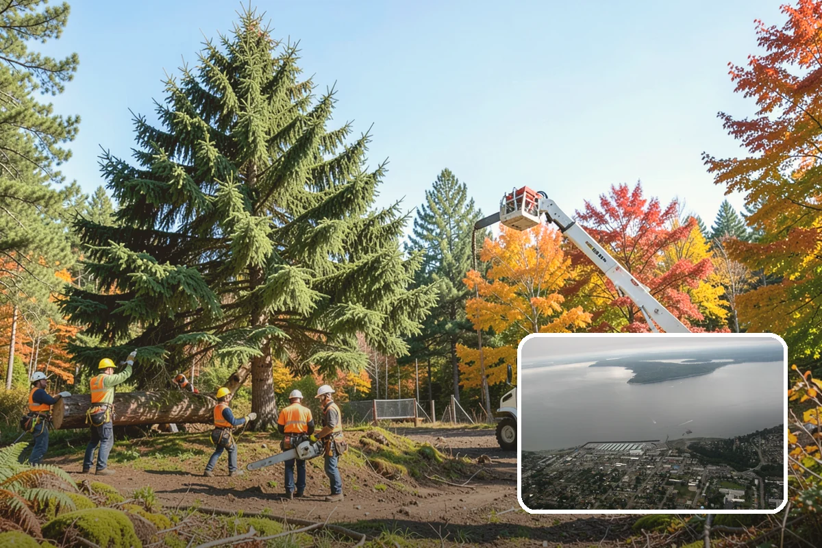 Hazardous tree removal in Des Moines, King County, WA - Removes safety hazards and reduces liability