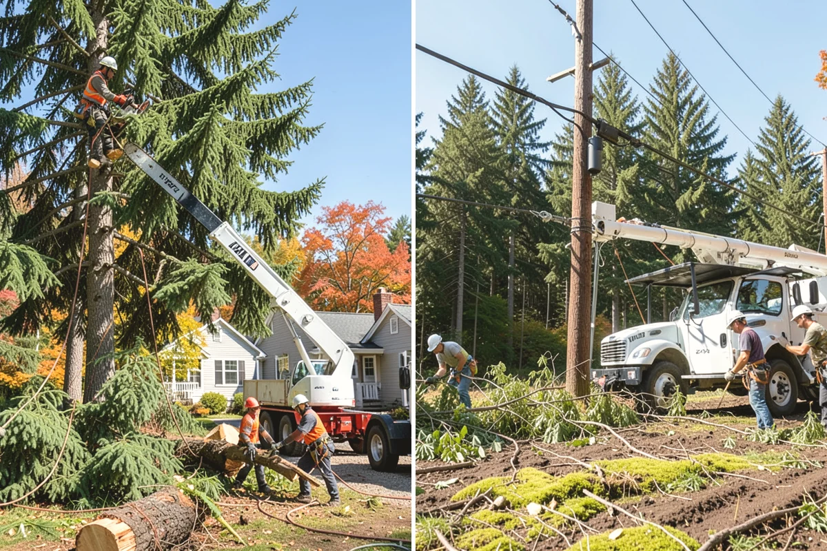 Hazardous tree removal in Duvall, King County, WA - On-site assessment and hazard evaluation