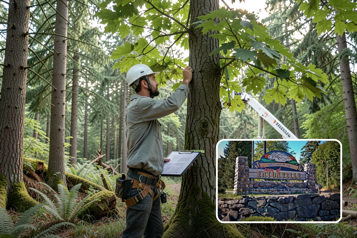 Hazardous tree removal in Eatonville, Pierce County, WA - Removes safety hazards and reduces liability