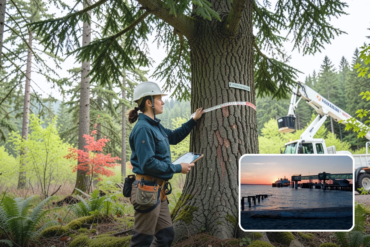 Hazardous tree removal in Edmonds, Snohomish County, WA - Removes safety hazards and reduces liability