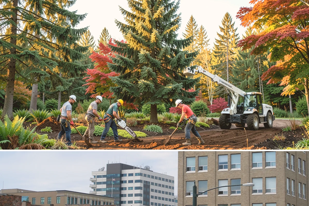 Hazardous tree removal in Everett, Snohomish County, WA - Work can be performed year-round but may require specialized rigging gear during wet seasons