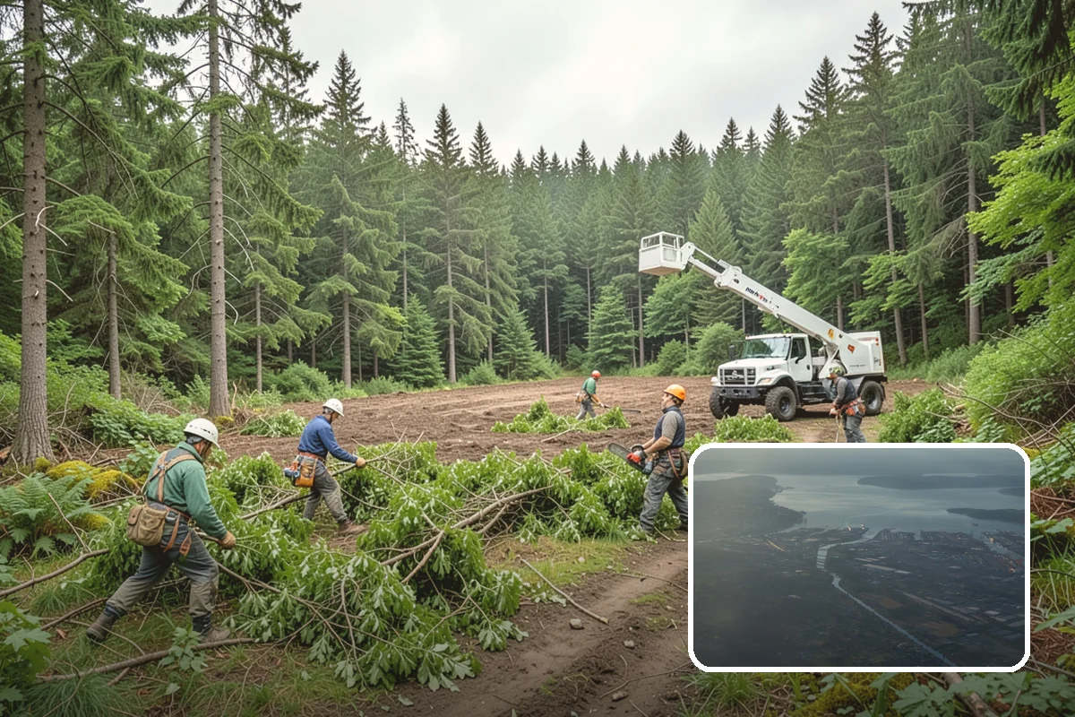 Hazardous tree removal in Fife, Pierce County, WA - Removes safety hazards and reduces liability