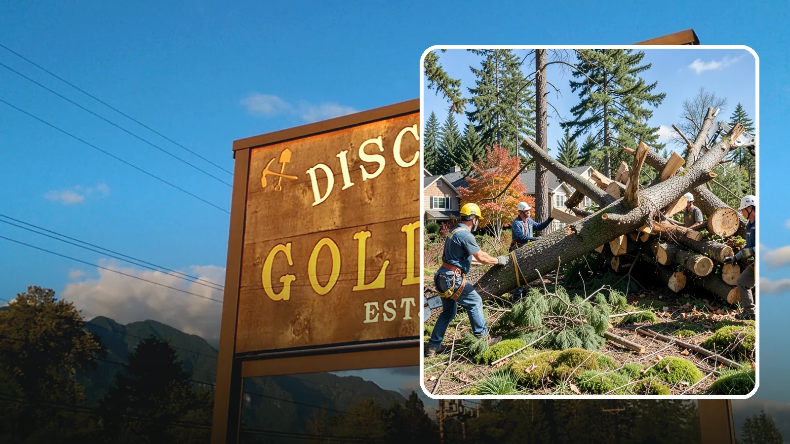 Hazardous tree removal in Gold Bar, Snohomish County, WA - The controlled removal of trees that pose a safety risk due to structural defects, decay, or dangerous lean.