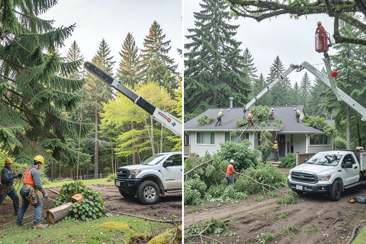 Hazardous tree removal in Granite Falls, Snohomish County, WA - On-site assessment and hazard evaluation